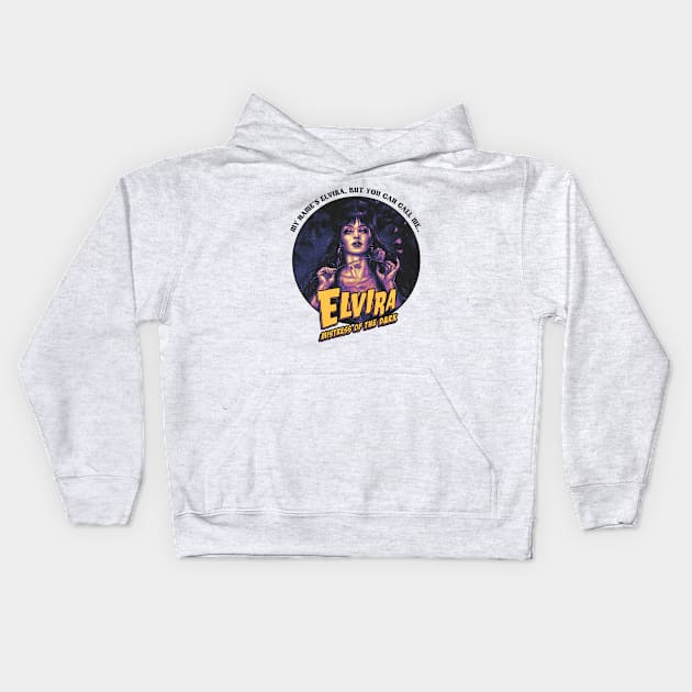 My Name Elvira, But You Can Call Me Kids Hoodie by OrcaDeep